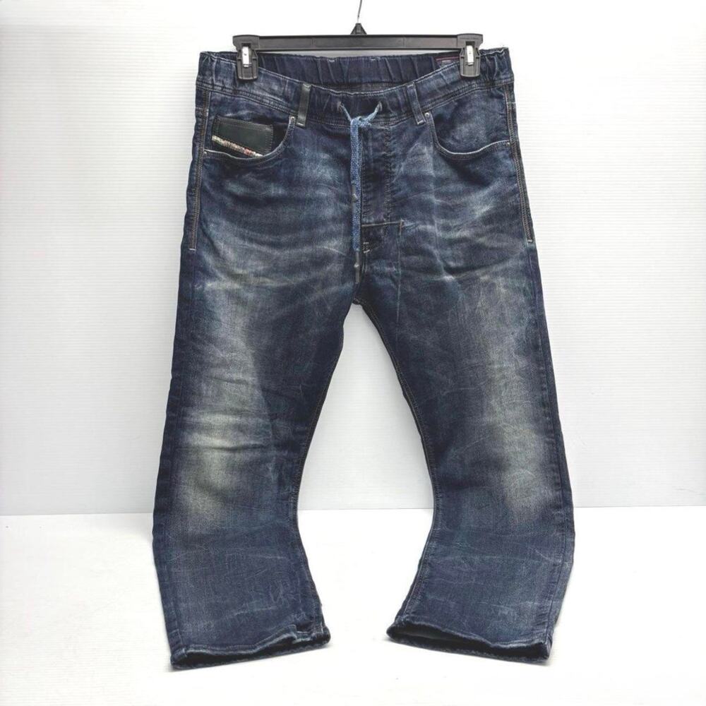 Diesel Narrot-NE Jogg Jeans Blue Drawstring Waist SZ 34